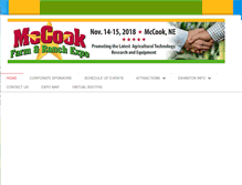 Tablet Screenshot of mccookfarmandranchexpo.net